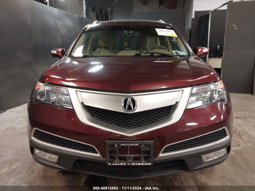 2013 Acura Mdx Technology Package VIN: 2HNYD2H3XDH525029 Lot: 40812882