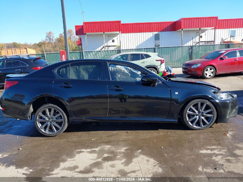 2013 Lexus Gs 350 VIN: JTHCE1BL7D5000239 Lot: 40812928