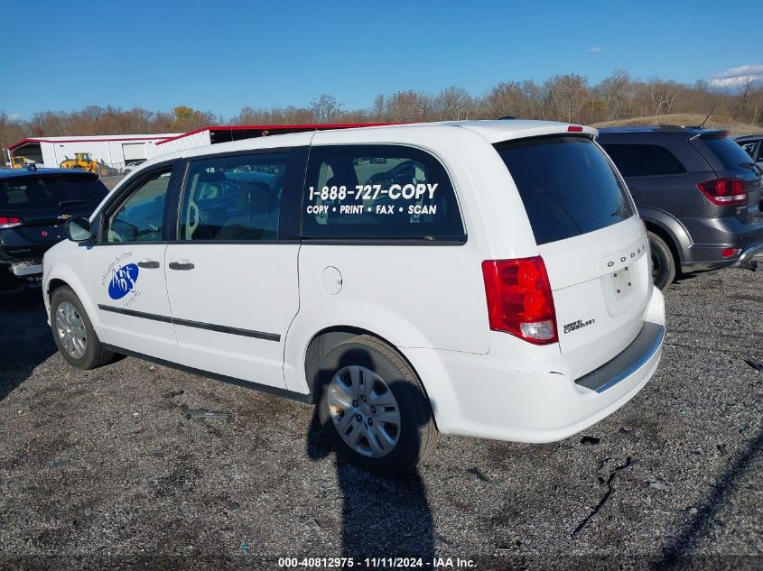 2016 Dodge Grand Caravan American Value Pkg VIN: 2C4RDGBG2GR211229 Lot: 40812975