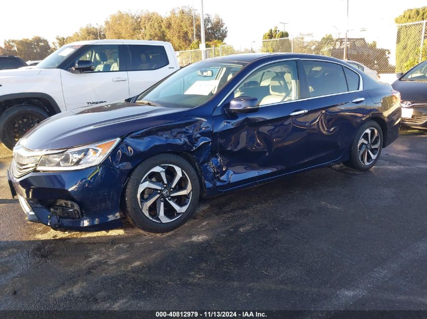 2016 Honda Accord Ex-L VIN: 1HGCR2F87GA001664 Lot: 40812979