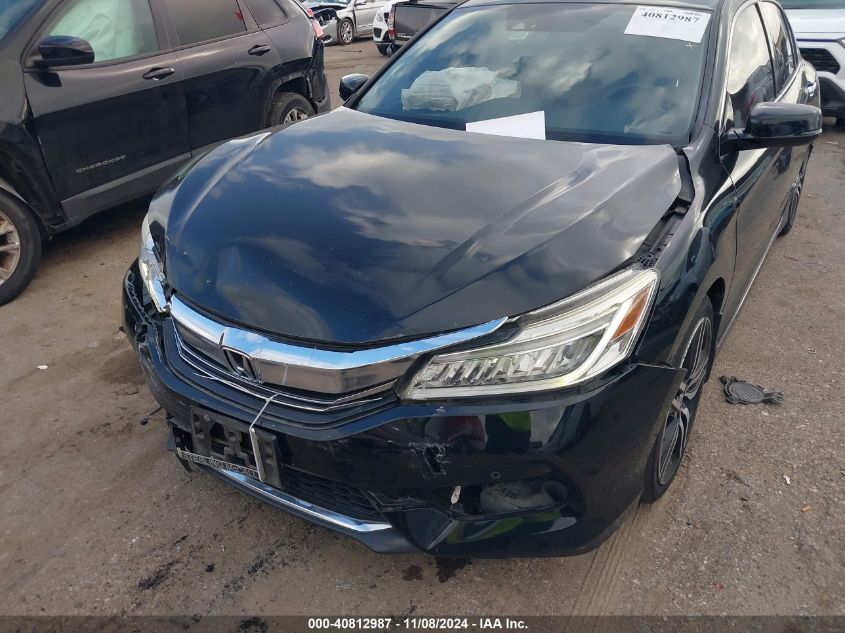 2017 Honda Accord Touring V6 VIN: 1HGCR3F94HA018504 Lot: 40812987