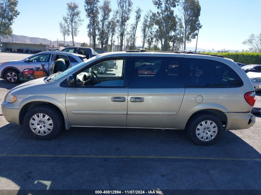 2005 Chrysler Town & Country Lx VIN: 2C4GP44R85R514833 Lot: 40812994