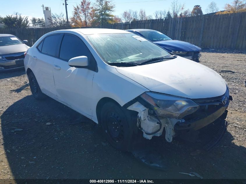 2016 TOYOTA COROLLA LE - 2T1BURHE1GC715208