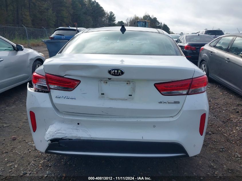 2018 Kia Optima Hybrid Ex VIN: KNAGU4LE9J5021223 Lot: 40813012