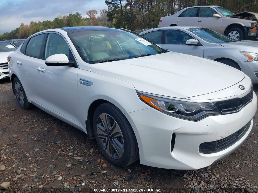 2018 Kia Optima Hybrid Ex VIN: KNAGU4LE9J5021223 Lot: 40813012