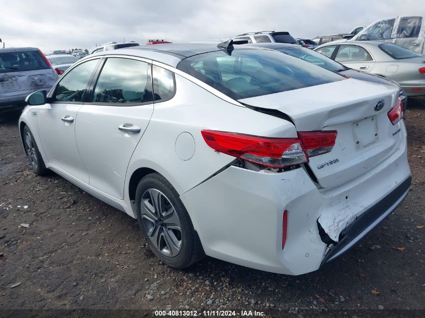 2018 Kia Optima Hybrid Ex VIN: KNAGU4LE9J5021223 Lot: 40813012