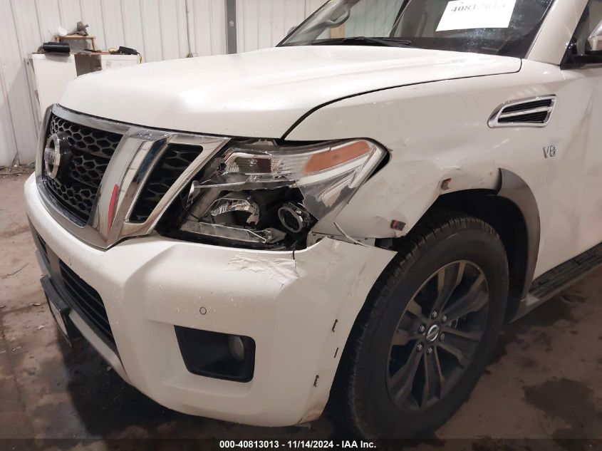 2017 Nissan Armada Platinum VIN: JN8AY2NE9H9700320 Lot: 40813013