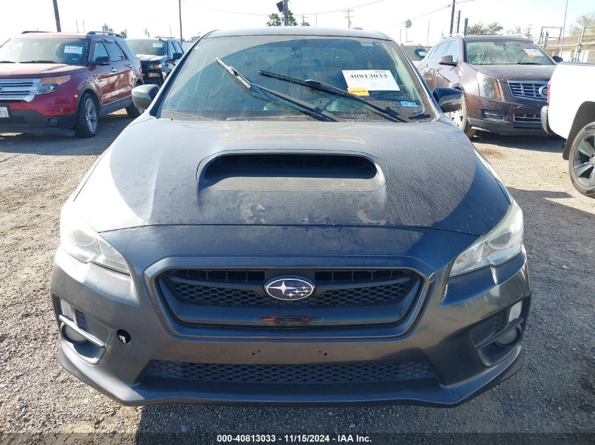 2015 Subaru Wrx VIN: JF1VA1A68F9834801 Lot: 40813033