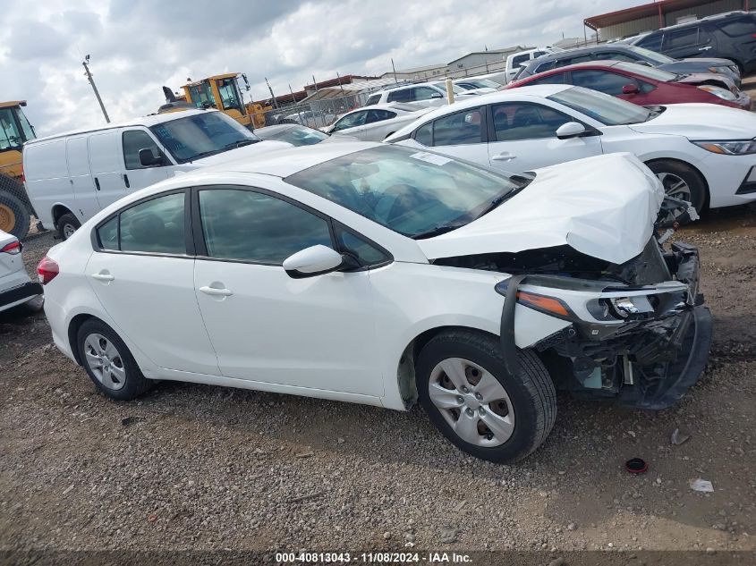 2017 Kia Forte Lx VIN: 3KPFK4A75HE056056 Lot: 40813043