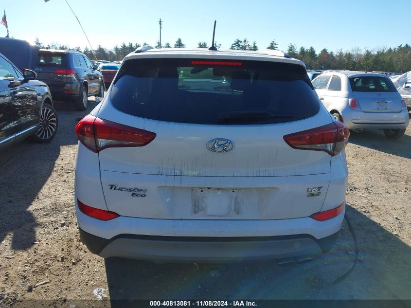 2017 Hyundai Tucson Eco VIN: KM8J3CA28HU351493 Lot: 40813081