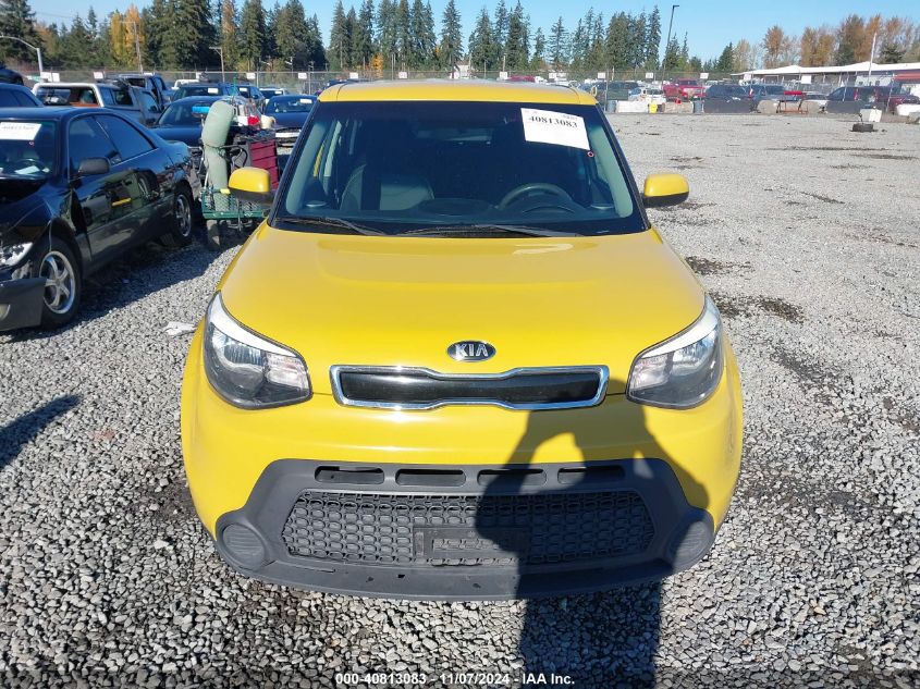 2015 Kia Soul + VIN: KNDJP3A59F7212875 Lot: 40813083