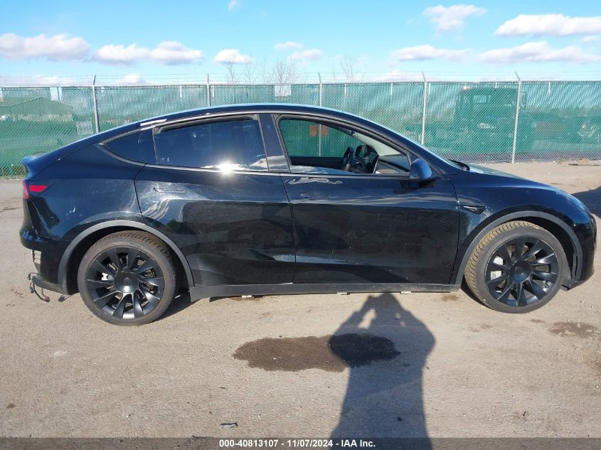 2021 Tesla Model Y Long Range Dual Motor All-Wheel Drive VIN: 5YJYGDEE2MF286886 Lot: 40813107