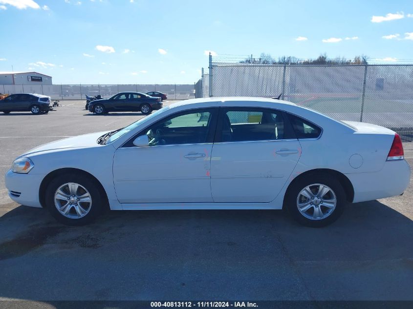 2015 Chevrolet Impala Limited Ls VIN: 2G1WA5E32F1150043 Lot: 40813112