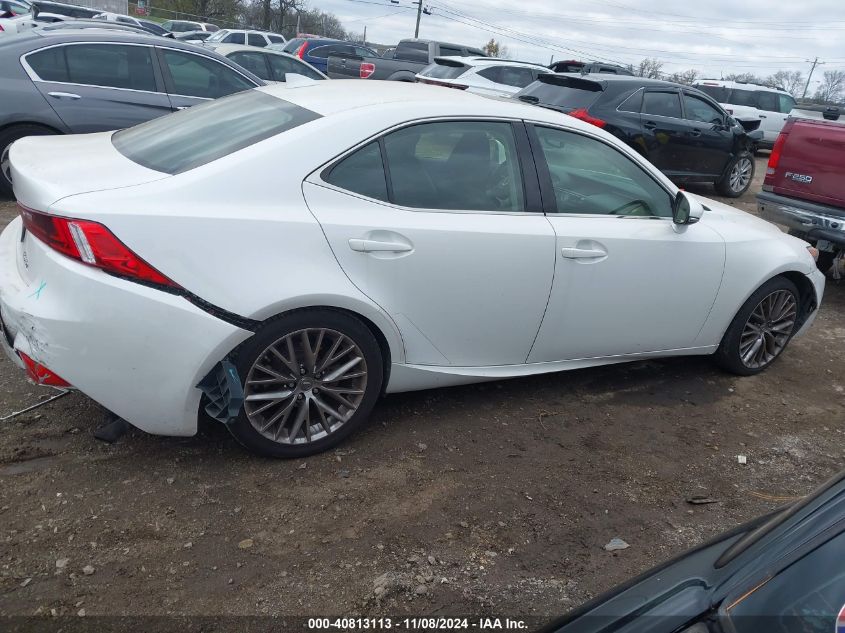 2014 Lexus Is 250 VIN: JTHBF1D22E5017254 Lot: 40813113