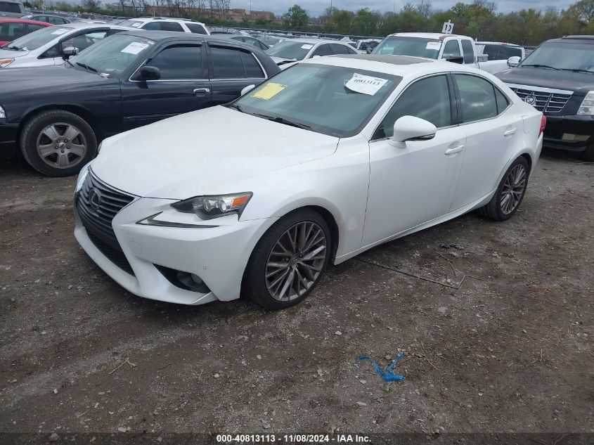 VIN JTHBF1D22E5017254 2014 Lexus IS, 250 no.2