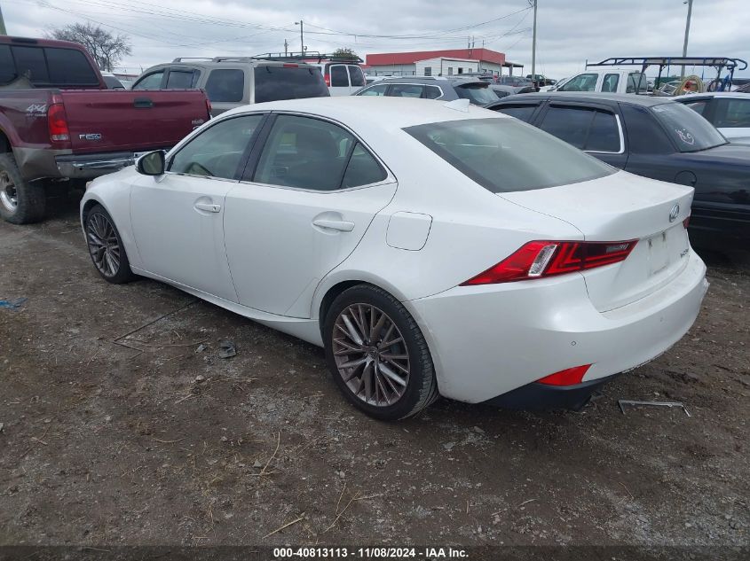 VIN JTHBF1D22E5017254 2014 Lexus IS, 250 no.3