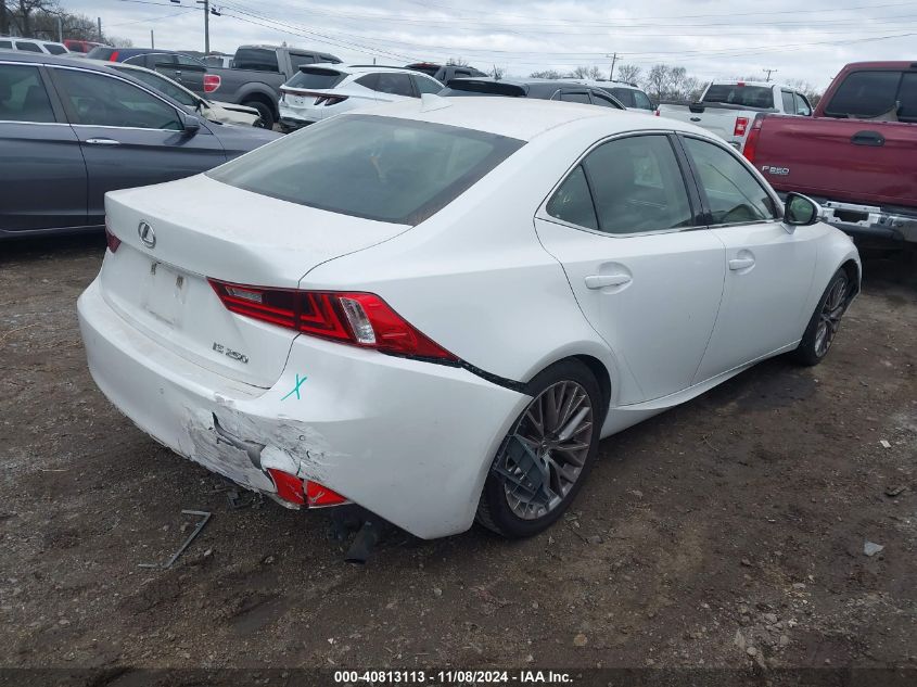 VIN JTHBF1D22E5017254 2014 Lexus IS, 250 no.4