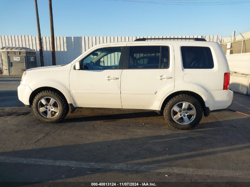 2011 Honda Pilot Ex-L VIN: 5FNYF3H66BB057562 Lot: 40813124