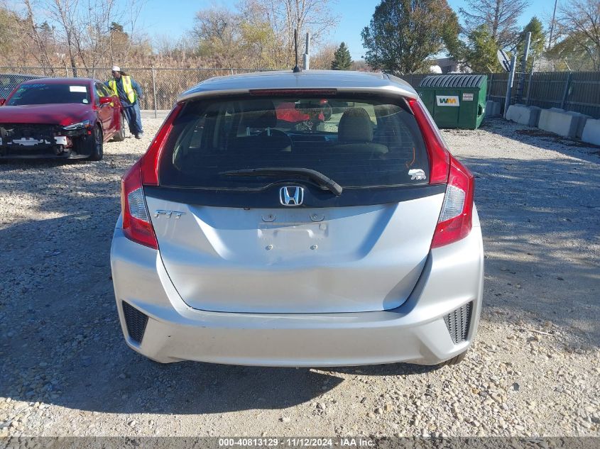 2016 Honda Fit Lx VIN: JHMGK5H59GX011648 Lot: 40813129