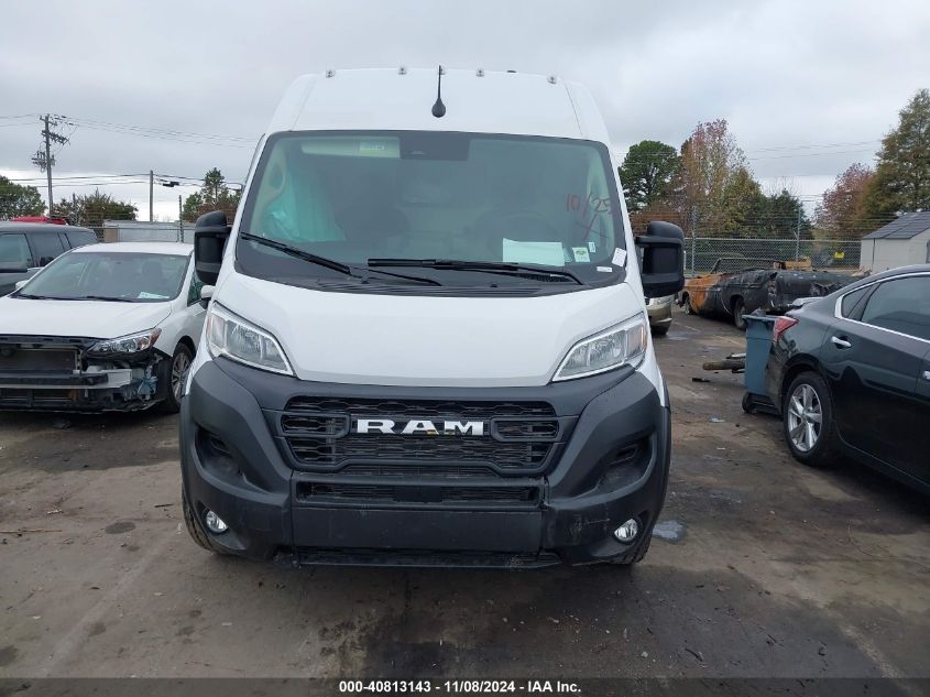 2024 Ram Promaster 2500 Tradesman High Roof 159 Wb W/Pass Seat VIN: 3C6LRVDG5RE136837 Lot: 40813143