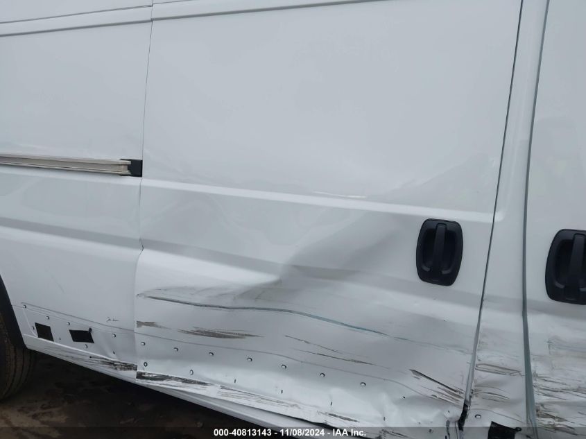 2024 Ram Promaster 2500 Tradesman High Roof 159 Wb W/Pass Seat VIN: 3C6LRVDG5RE136837 Lot: 40813143