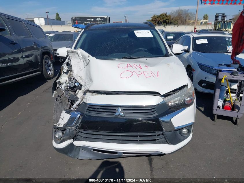 2017 Mitsubishi Outlander Sport Sel/Gt VIN: JA4AR4AW4HZ056299 Lot: 40813170