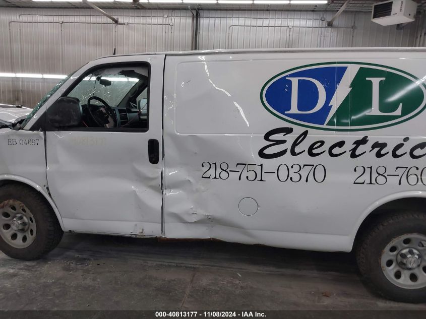 2014 Chevrolet Express 1500 Work Van VIN: 1GCSHAF44E1200690 Lot: 40813177