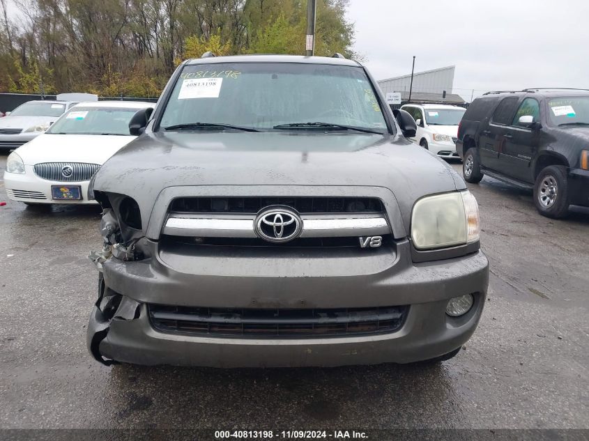 2007 Toyota Sequoia Limited V8 VIN: 5TDBT48A07S278702 Lot: 40813198