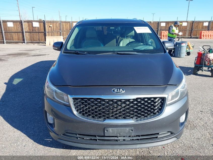 2016 Kia Sedona Ex VIN: KNDMC5C15G6138084 Lot: 40813214