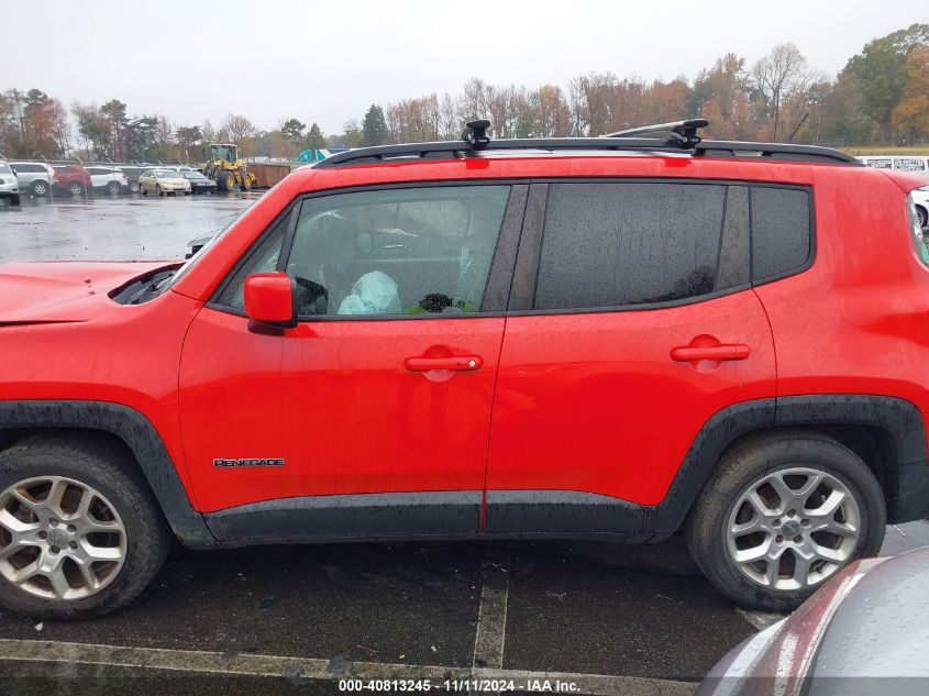 2015 Jeep Renegade Latitude VIN: ZACCJABT1FPC34366 Lot: 40813245