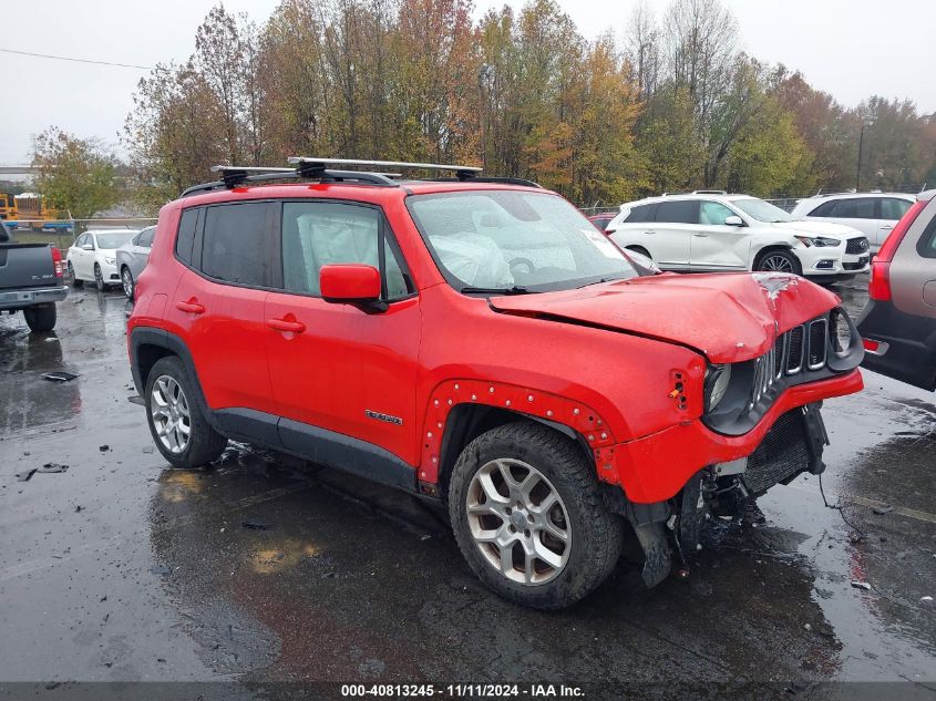 2015 Jeep Renegade Latitude VIN: ZACCJABT1FPC34366 Lot: 40813245