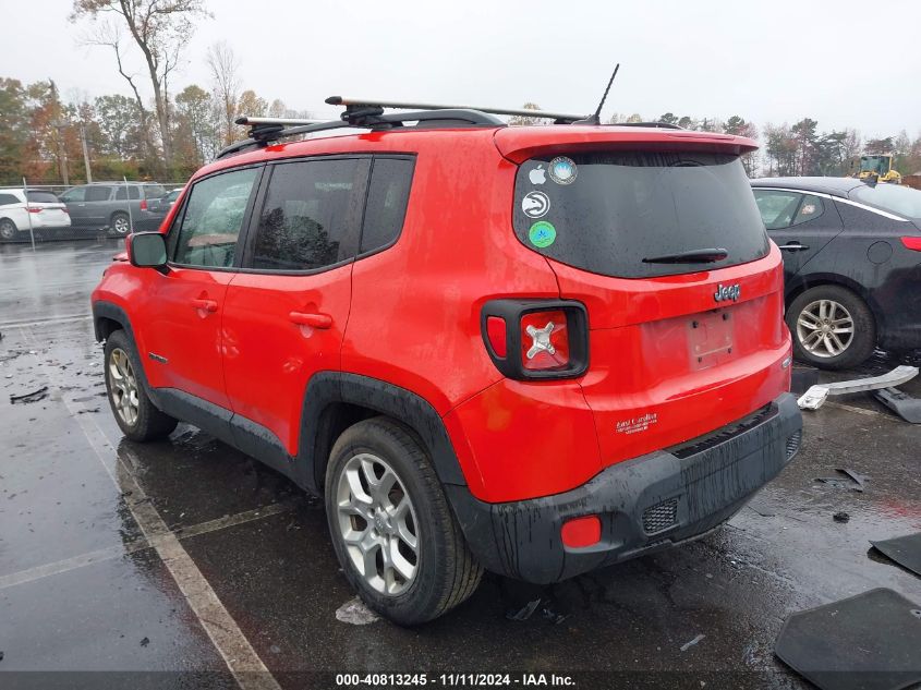 2015 Jeep Renegade Latitude VIN: ZACCJABT1FPC34366 Lot: 40813245