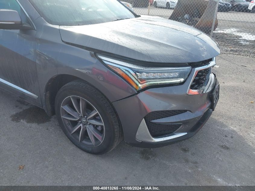 2020 Acura Rdx Technology Package VIN: 5J8TC2H54LL040814 Lot: 40813265