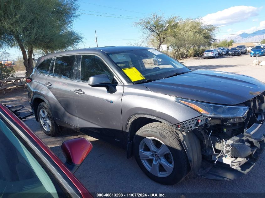 2021 Toyota Highlander Hybrid Le VIN: 5TDBBRCH3MS036440 Lot: 40813298