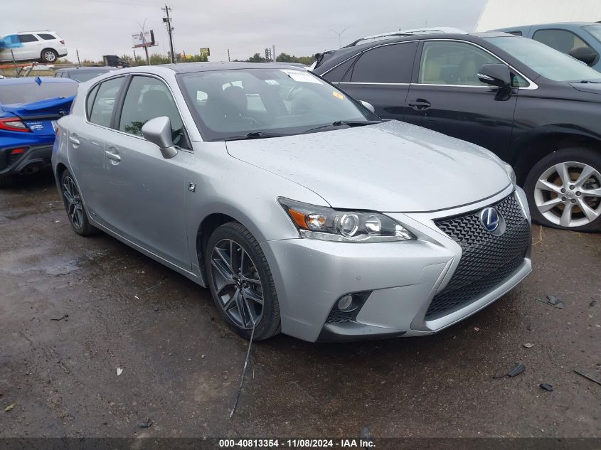 VIN JTHKD5BH1E2175431 2014 Lexus CT, 200H no.1