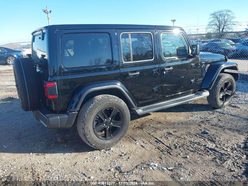 2021 Jeep Wrangler Unlimited Sahara Altitude 4X4 VIN: 1C4HJXENXMW593589 Lot: 40813377