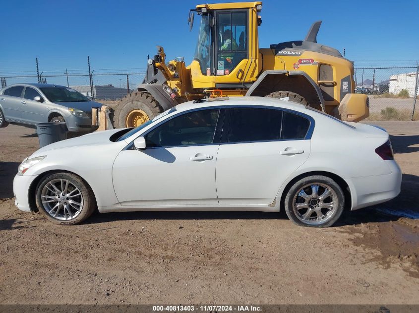 2011 Infiniti G37 Journey VIN: JN1CV6AP6BM501292 Lot: 40813403