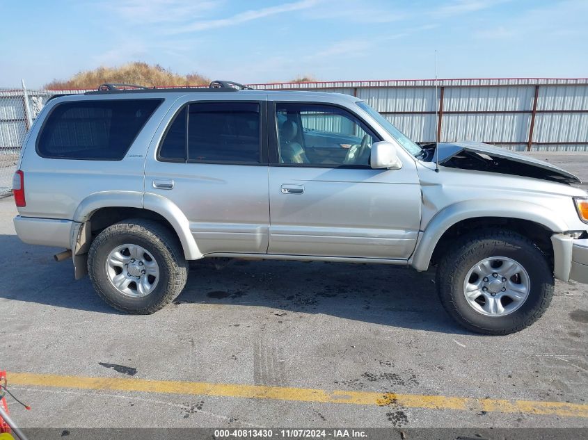 1999 Toyota 4Runner Limited V6 VIN: JT3GN87R0X0096102 Lot: 40813430