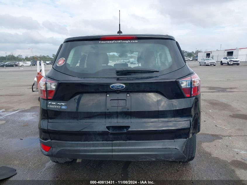 2018 Ford Escape S VIN: 1FMCU0F76JUB96585 Lot: 40813431