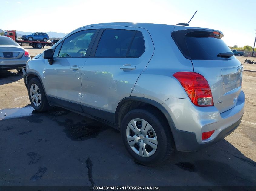 VIN 3GNCJKSB1HL203554 2017 Chevrolet Trax, LS no.3