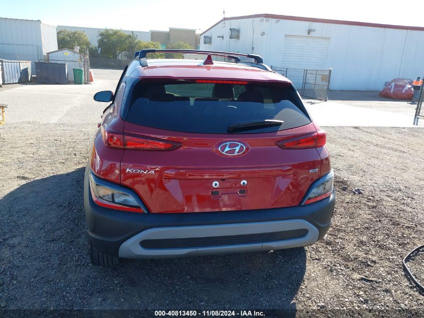 2023 Hyundai Kona Sel VIN: KM8K6CAB2PU057761 Lot: 40813450