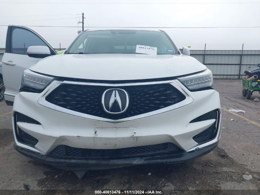 2021 Acura Rdx Standard VIN: 5J8TC1H30ML001020 Lot: 40813476