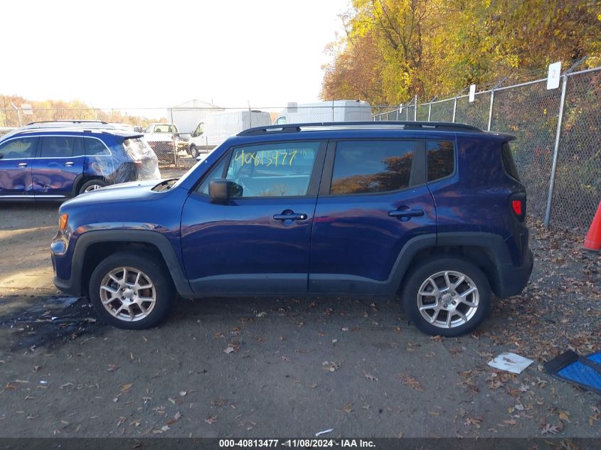 2019 Jeep Renegade Sport 4X4 VIN: ZACNJBAB0KPK15497 Lot: 40813477