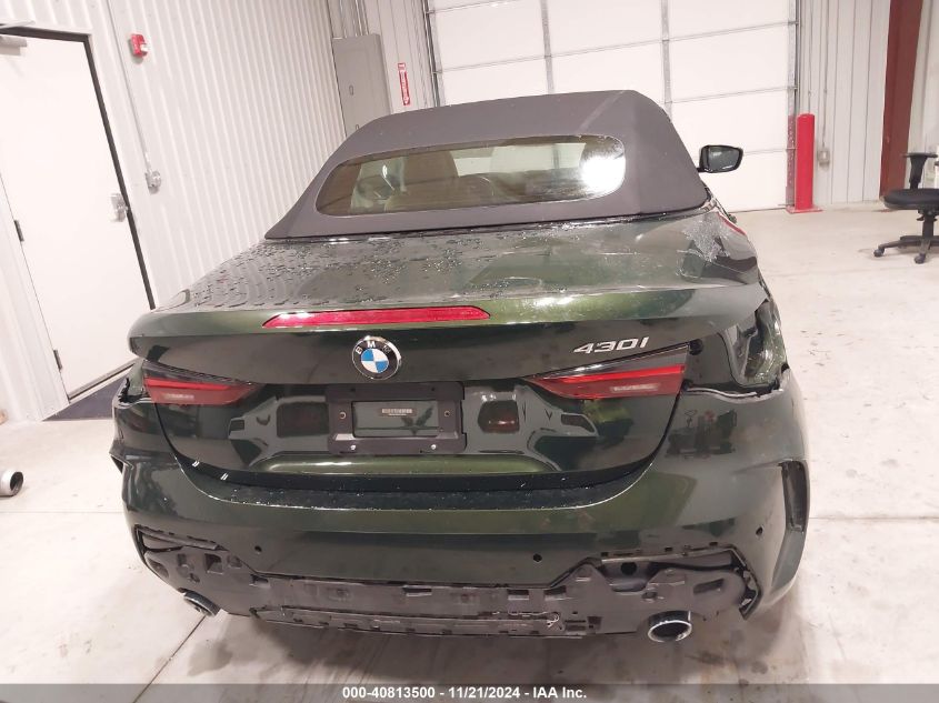 2021 BMW 430I VIN: WBA23AT02MCG38434 Lot: 40813500