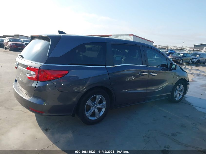 2018 Honda Odyssey Ex-L VIN: 5FNRL6H7XJB102833 Lot: 40813527