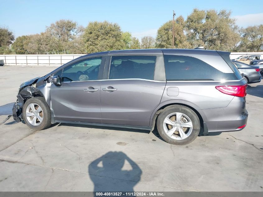 2018 Honda Odyssey Ex-L VIN: 5FNRL6H7XJB102833 Lot: 40813527