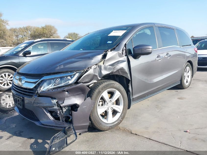 2018 Honda Odyssey Ex-L VIN: 5FNRL6H7XJB102833 Lot: 40813527