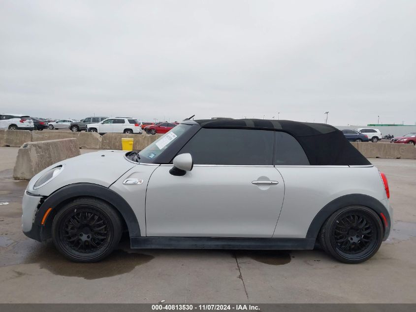 2016 Mini Convertible Cooper S VIN: WMWWG9C56G3C22357 Lot: 40813530