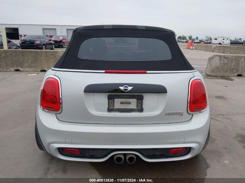 2016 Mini Convertible Cooper S VIN: WMWWG9C56G3C22357 Lot: 40813530