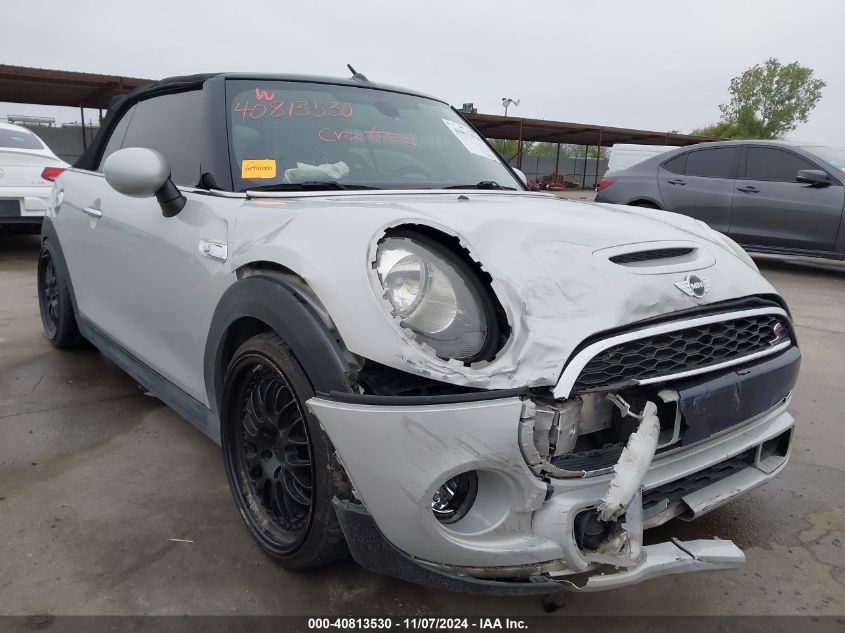 2016 Mini Convertible Cooper S VIN: WMWWG9C56G3C22357 Lot: 40813530